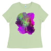 Matcha castle halloween patch Ladies Tee - BundleAndBundleShop