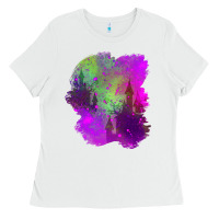 White castle halloween patch Ladies Tee - BundleAndBundleShop