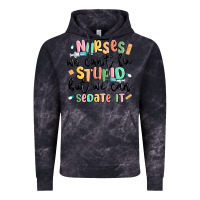 Cloud Black nurses we cant fix stupid Vintage Hoodie - MaliasSmallBusiness