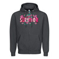 Smoke i am a survivor Zipper Hoodie - NancyCooperArtShop