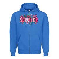 True Royal i am a survivor Zipper Hoodie - NancyCooperArtShop