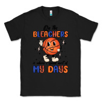 Black on the bleachers is where i spend most of my days Classic Tee - MaliasSmallBusiness