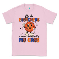 Bubblegum Pink on the bleachers is where i spend most of my days Classic Tee - MaliasSmallBusiness