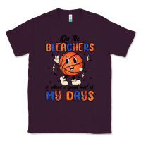 Plum on the bleachers is where i spend most of my days Classic Tee - MaliasSmallBusiness