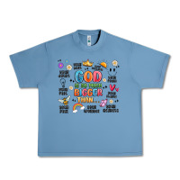 Pebble Blue god is so much bigger than... Urban Heavy Tee - MaliasSmallBusiness
