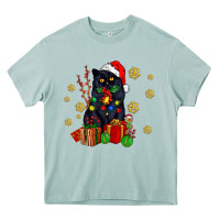 Arona black cat meowy christmas Heavy Core Tee - AdoDesignShop