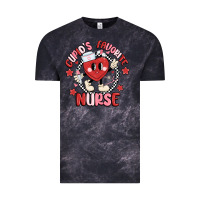 Cloud Black cupids favorite nurse Vintage Tee - MaliasSmallBusiness