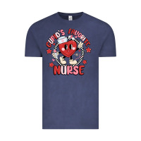 Vintage Denim cupids favorite nurse Vintage Tee - MaliasSmallBusiness