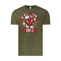 Vintage Olive cupids favorite nurse Vintage Tee - MaliasSmallBusiness