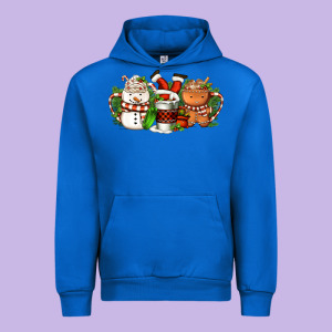 Christmas Coffee Cups Urban Hoodie Designed By Fadigitalartstudio