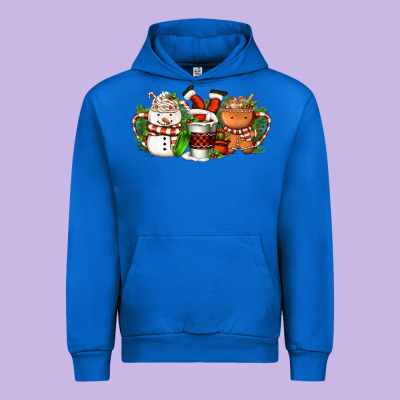 Christmas Coffee Cups Urban Hoodie Designed By Fadigitalartstudio