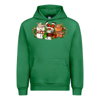 Emerald Christmas coffee cups Urban Hoodie - FaDigitalArtStudio