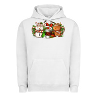 Pigment Lunar Rock Christmas coffee cups Urban Hoodie - FaDigitalArtStudio