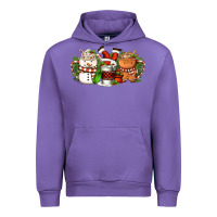 Tulip Christmas coffee cups Urban Hoodie - FaDigitalArtStudio