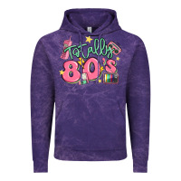 Cloud Purple totally 80s retro vintage Vintage Hoodie - MaliasSmallBusiness