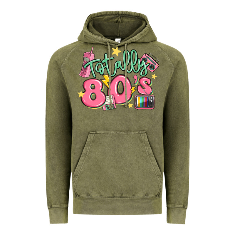 Totally 80s Retro Vintage Vintage Hoodie by MaliasSmallBusiness | Teevron
