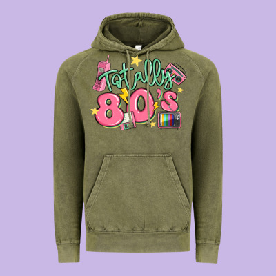 Totally 80s Retro Vintage Vintage Hoodie Designed By Maliassmallbusiness