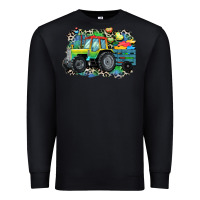 Black Autism farm tractor Premium Sweatshirt - CowGirlArtShop