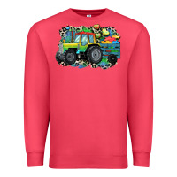 Cardinal Autism farm tractor Premium Sweatshirt - CowGirlArtShop