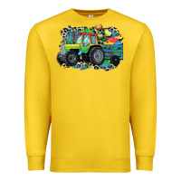 Lemon Autism farm tractor Premium Sweatshirt - CowGirlArtShop