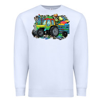 White Autism farm tractor Premium Sweatshirt - CowGirlArtShop