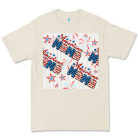 American Mama Seamless Pattern Premium Tee | Teevron