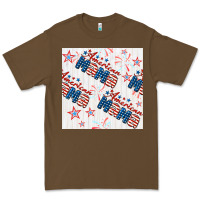 Cacao american mama seamless pattern Premium Tee - BundleAndBundleShop