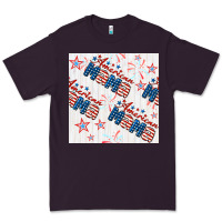 Plum american mama seamless pattern Premium Tee - BundleAndBundleShop
