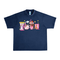 Navy unicorn coffee cups Urban Heavy Tee - NancyCooperArtShop