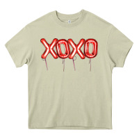 Mossy Valentine's Day Xoxo Balloon Heavy Core Tee - Artiststas