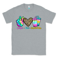 Heather Grey peace love loaded tea Classic Tee - JahusDesignShop
