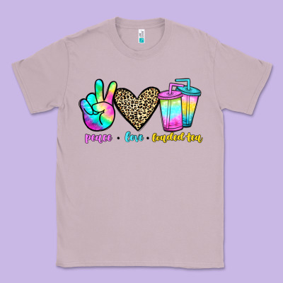 Peace Love Loaded Tea Classic Tee Designed By Jahusdesignshop