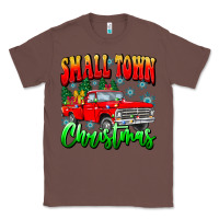 Chestnut Small town Christmas Classic Tee - CowhideDigitalArt