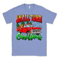 Colony Blue Small town Christmas Classic Tee - CowhideDigitalArt