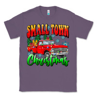 Lavender Small town Christmas Classic Tee - CowhideDigitalArt
