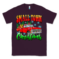 Plum Small town Christmas Classic Tee - CowhideDigitalArt
