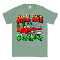 Sage Small town Christmas Classic Tee - CowhideDigitalArt