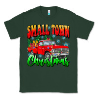 Sports Green Small town Christmas Classic Tee - CowhideDigitalArt