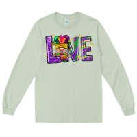 Matcha Mardi Gras Love With Gnome Long Sleeve Tee - BundleAndBundleShop