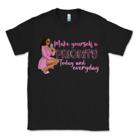 Black make yourself a priority today and everyday afro w Classic Tee - NancyCooperArtShop