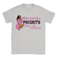 Moon Dust make yourself a priority today and everyday afro w Classic Tee - NancyCooperArtShop