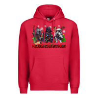 Cardinal merry christmas gnomies Premium Hoodie - CowGirlArtShop