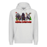 Dove Grey merry christmas gnomies Premium Hoodie - CowGirlArtShop