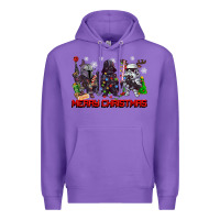 Purple merry christmas gnomies Premium Hoodie - CowGirlArtShop
