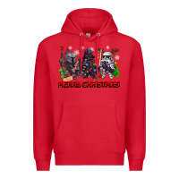 Red merry christmas gnomies Premium Hoodie - CowGirlArtShop