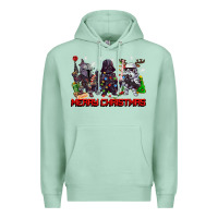 Seafoam merry christmas gnomies Premium Hoodie - CowGirlArtShop
