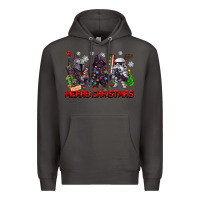 Smoke merry christmas gnomies Premium Hoodie - CowGirlArtShop