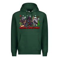 Sports Green merry christmas gnomies Premium Hoodie - CowGirlArtShop