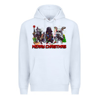 White merry christmas gnomies Premium Hoodie - CowGirlArtShop