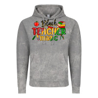 Cloud Rock black teacher magic juneteenth Vintage Hoodie - MaliasSmallBusiness